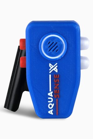 AquaSense X: Işıklı ve Sesli Balık Alarmı - Mavi